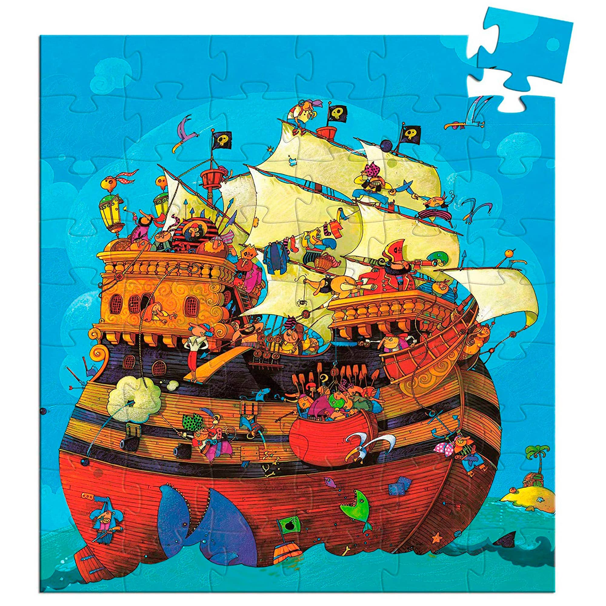 DJ95991-A2-PUZZLE-CLASSICI-puzzle-54-pezzi-galeone-dei-pirati