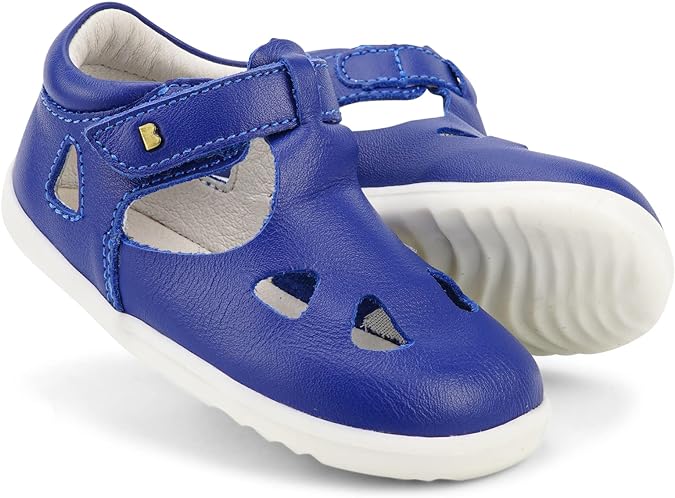 Geox Bebe Garcon 21 Sandales Bobux Step Up Zap - Cuir Souple Premiers Pas Bébé (Velcro Antidérapant) Sandales Bebe Fille
