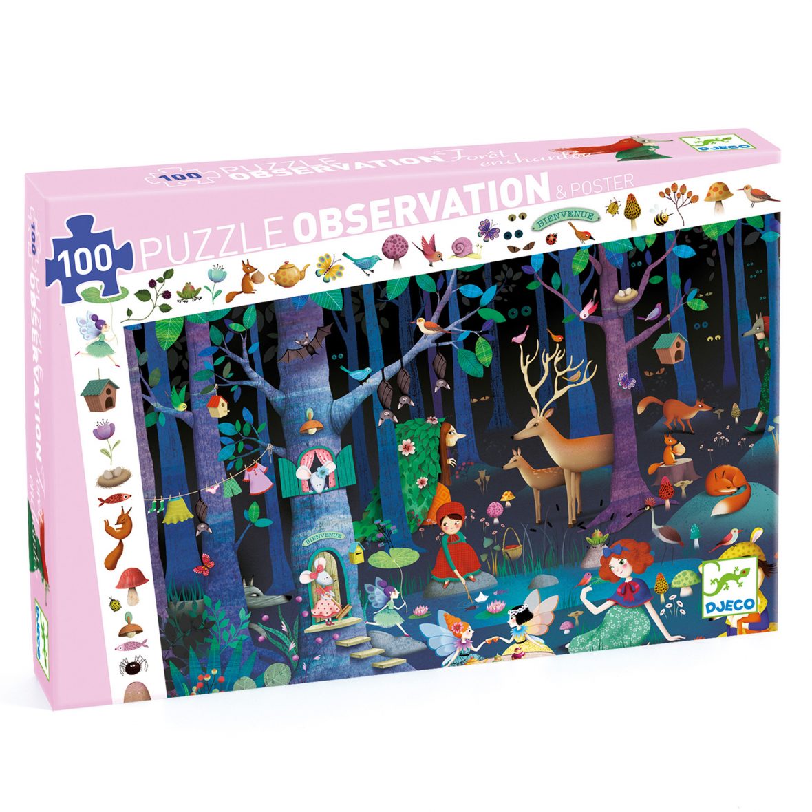 DJECO – Osserva e Trova Puzzle Foresta (5+)