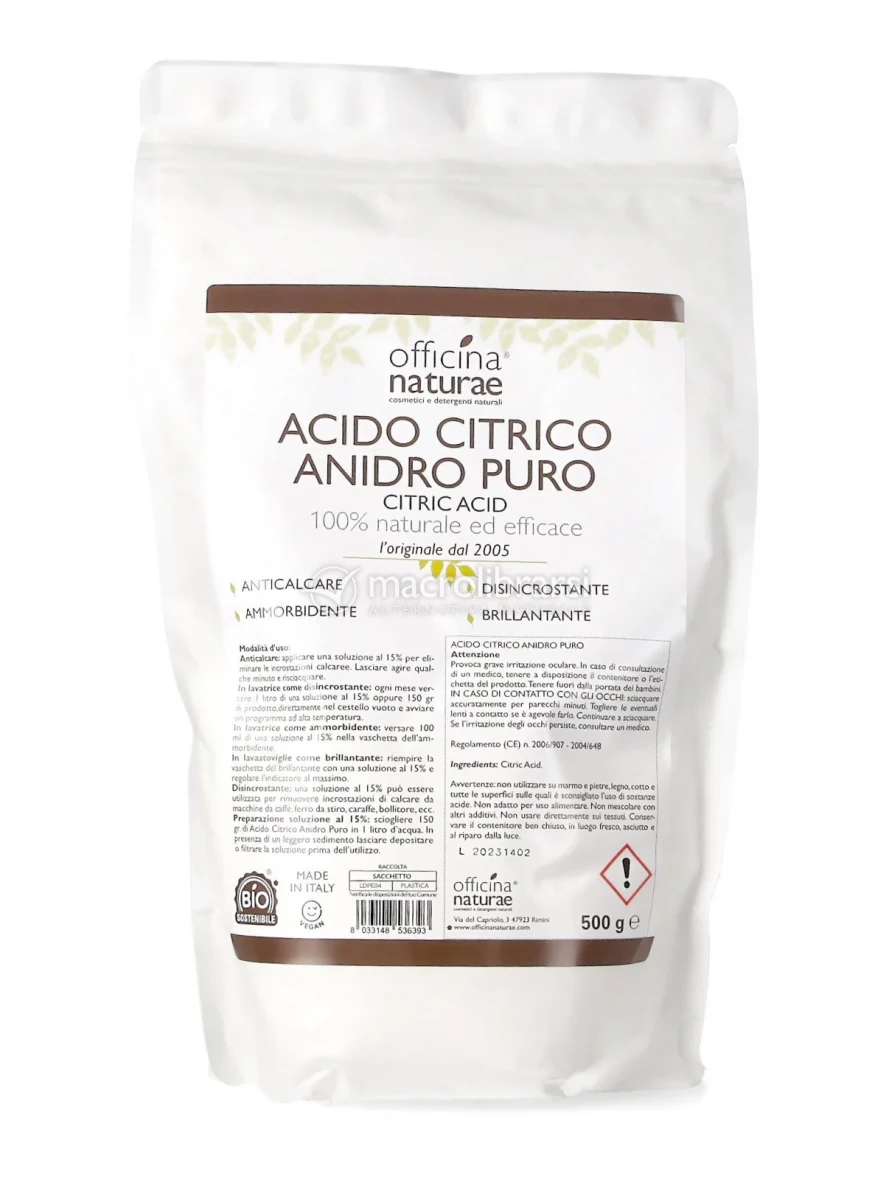 OFFICINA NATURAE – Acido Citrico 500 GR